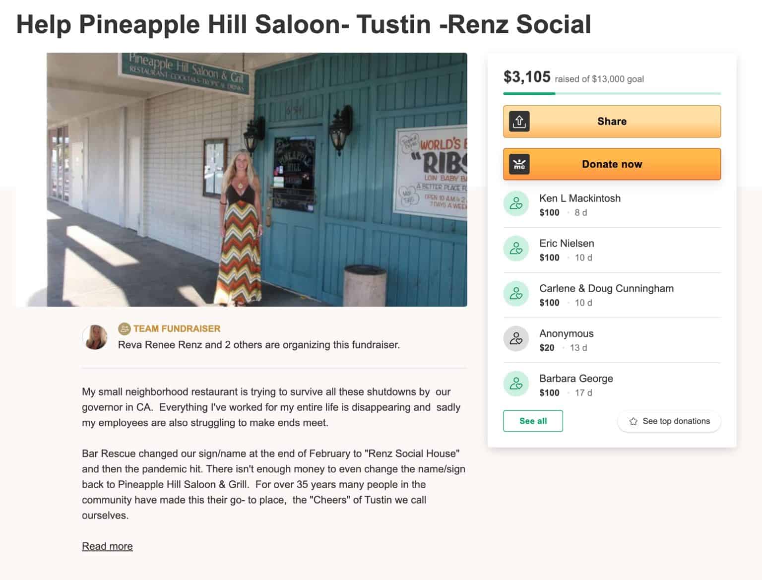 Is Renz Social House Still Open