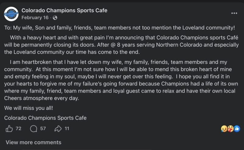 Colorado Champions closed after Bar Rescue