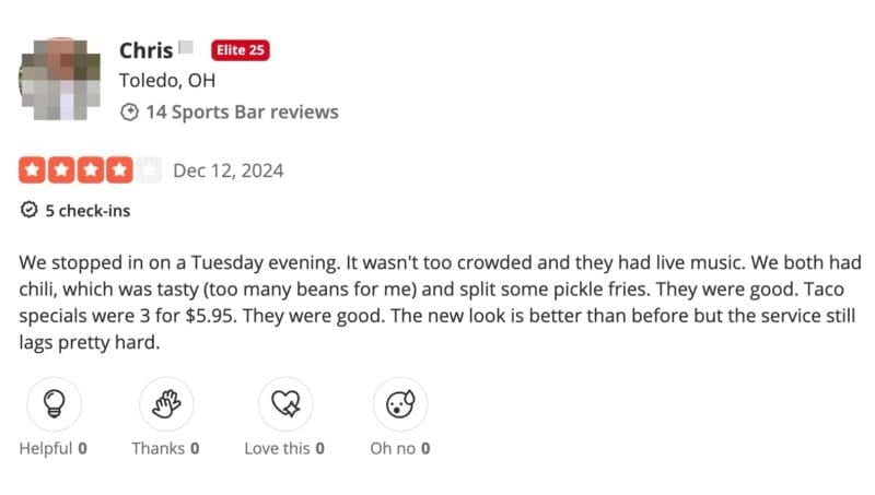 Review example