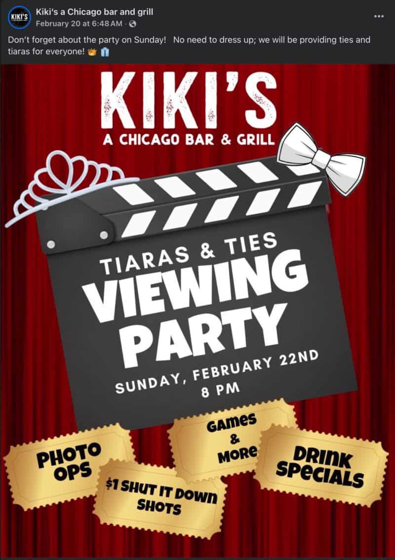 Kiki's Bar Rescue watch party
