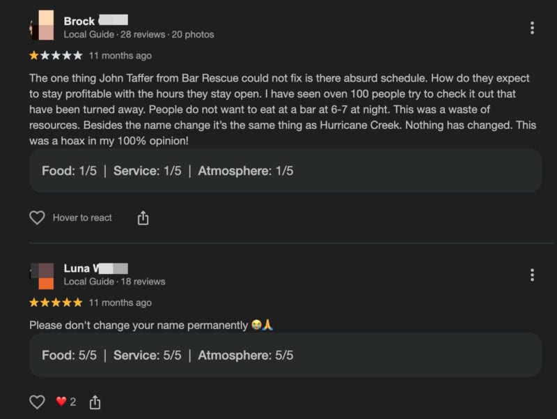 Neon Rodeo review after Bar Rescue