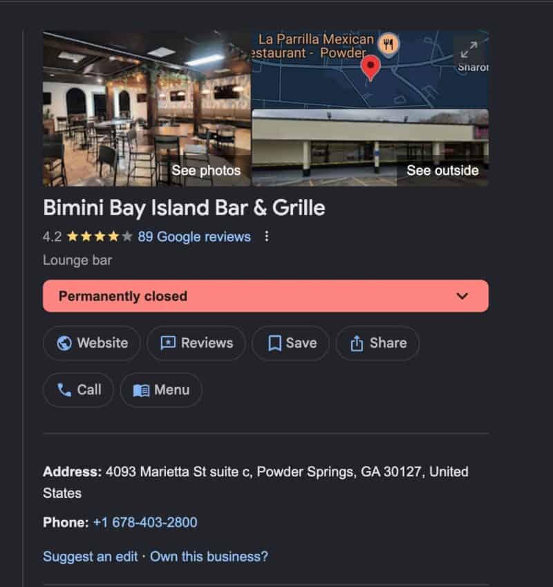 Bimini Bay closed after Bar Rescue